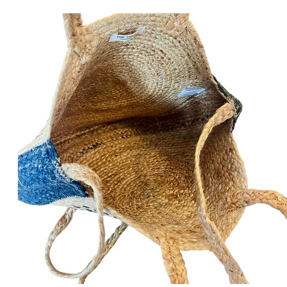 NEW Woven Moroccan HANDBAG 16” Round Crossbody Shoulder Purse Shanty Corporation - Picture 4 of 11